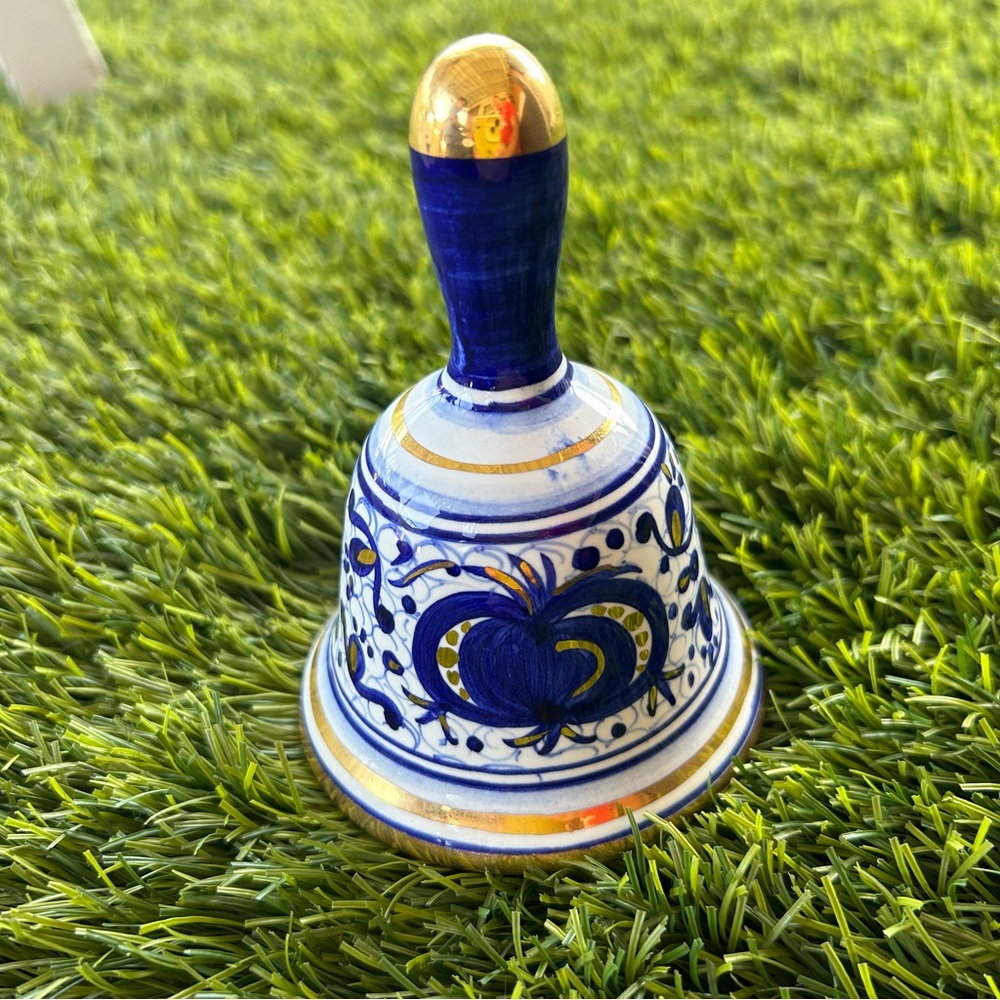 Blue and Gold Decorative Bell